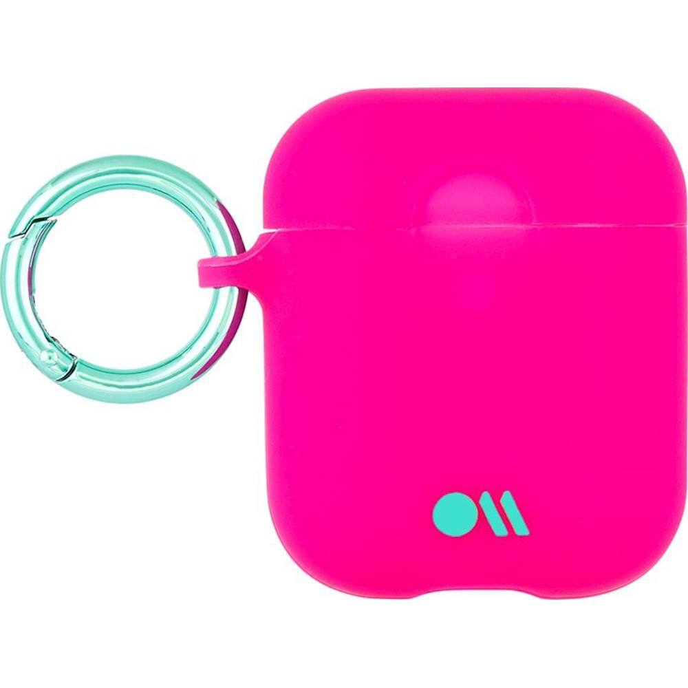 Front. Case-Mate - Case for Apple AirPods - Fuchsia Dark Pink.