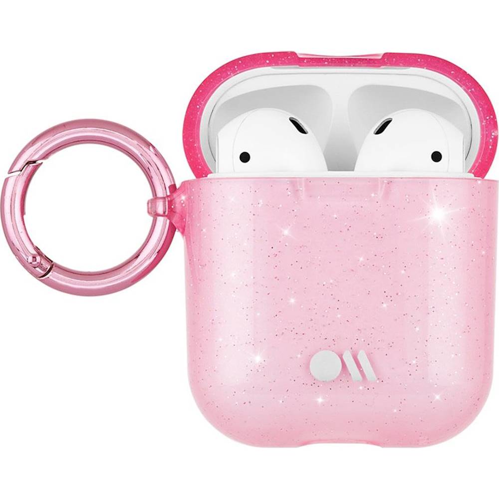 Pearl handle CC AirPod case- Pink – She's Sparkling