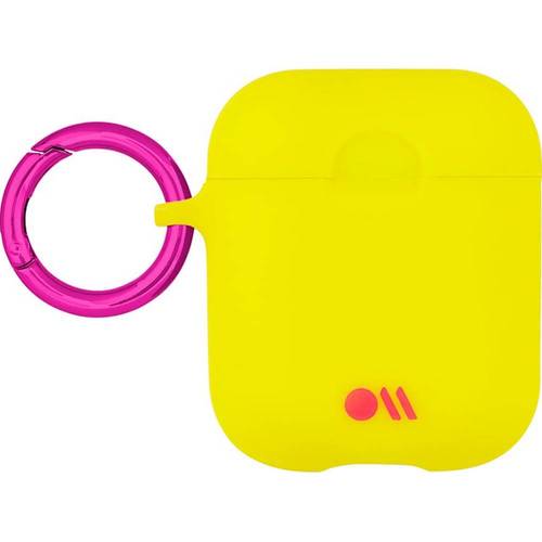 Case-Mate - Case for Apple AirPods - Lemon Lime Yellow-Front_Standard 