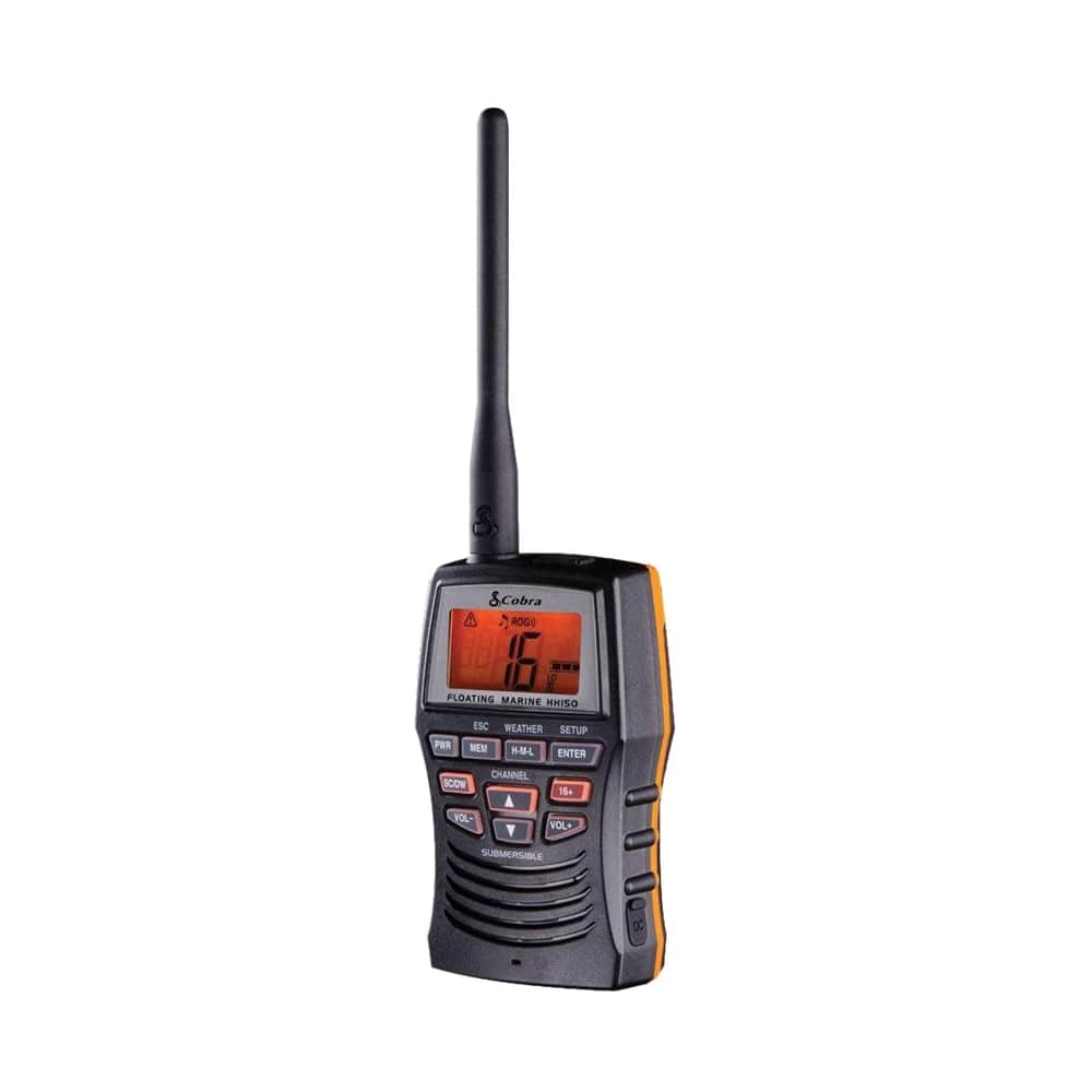 Cobra - Marine 2-Way Radio - Black/Orange - Angle_Zoom