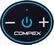 Front. Compex - TENS + Lidocaine Therapy Kit - Black.