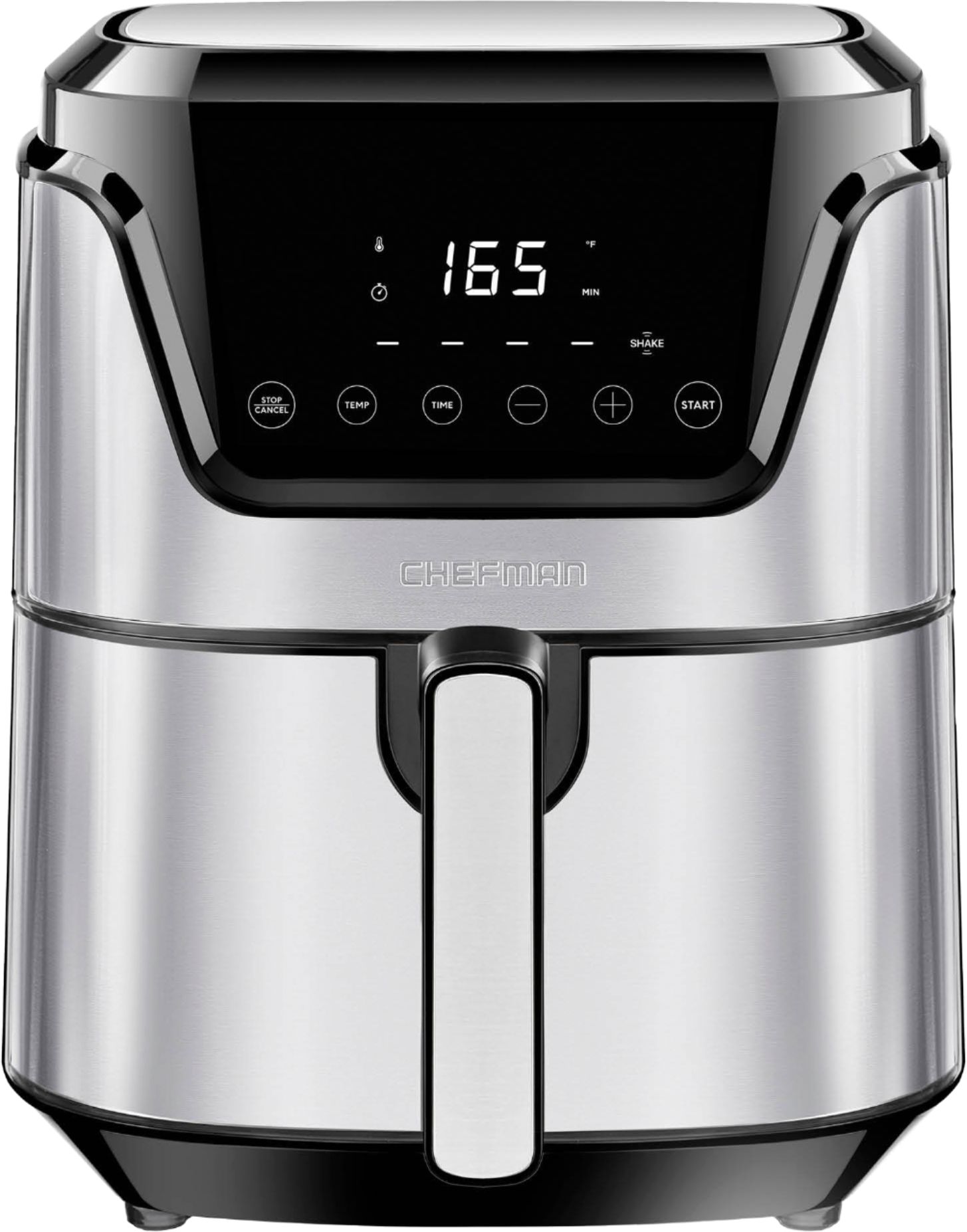Compare CHEFMAN - TurboFry Touch 4.5 Qt Digital Air Fryer – Silver Chefman Turbofry Stainless Steel Air Fryer