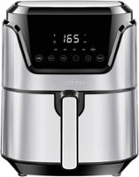 Chefman TurboFry Touch 4.5 Qt. Digital Air Fryer - Stainless Steel - Angle_Zoom