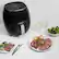 Alt View 17. Chefman - TurboFry Touch 8 Qt. Air Fryer w/ Advanced Digital Display - Black.