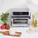 Alt View 13. Chefman - Toast-Air 20L Dual Function Air Fryer + Oven w/ 9 Cooking Presets - Stainless Steel.