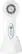 Alt View 15. Conair - True Glow Sonic Facial Brush - White/Chrome/Silver.