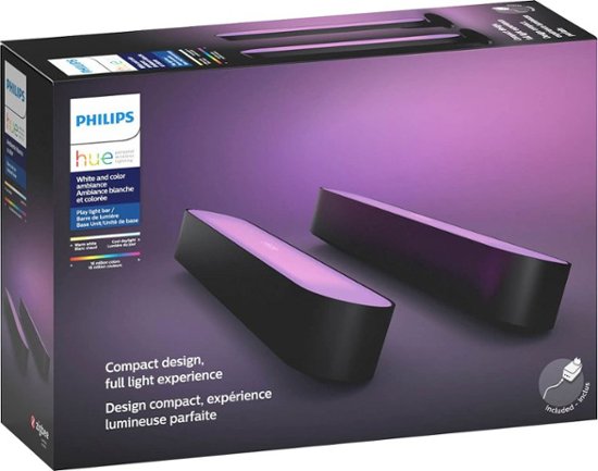 Philips Hue Play Smart LED Bar Light (2-Pack) White and Color
