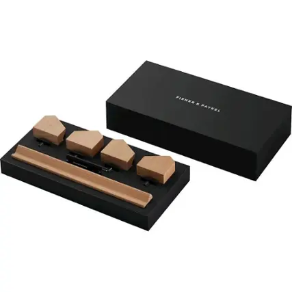 Front. Fisher & Paykel - Wine Bottle Display Kit for Select Fisher & Paykel Wine Columns - Wood.