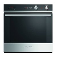 Fisher & Paykel - Contemporary 24" Built-In Single Electric Convection Oven - Stainless Steel - Front_Zoom