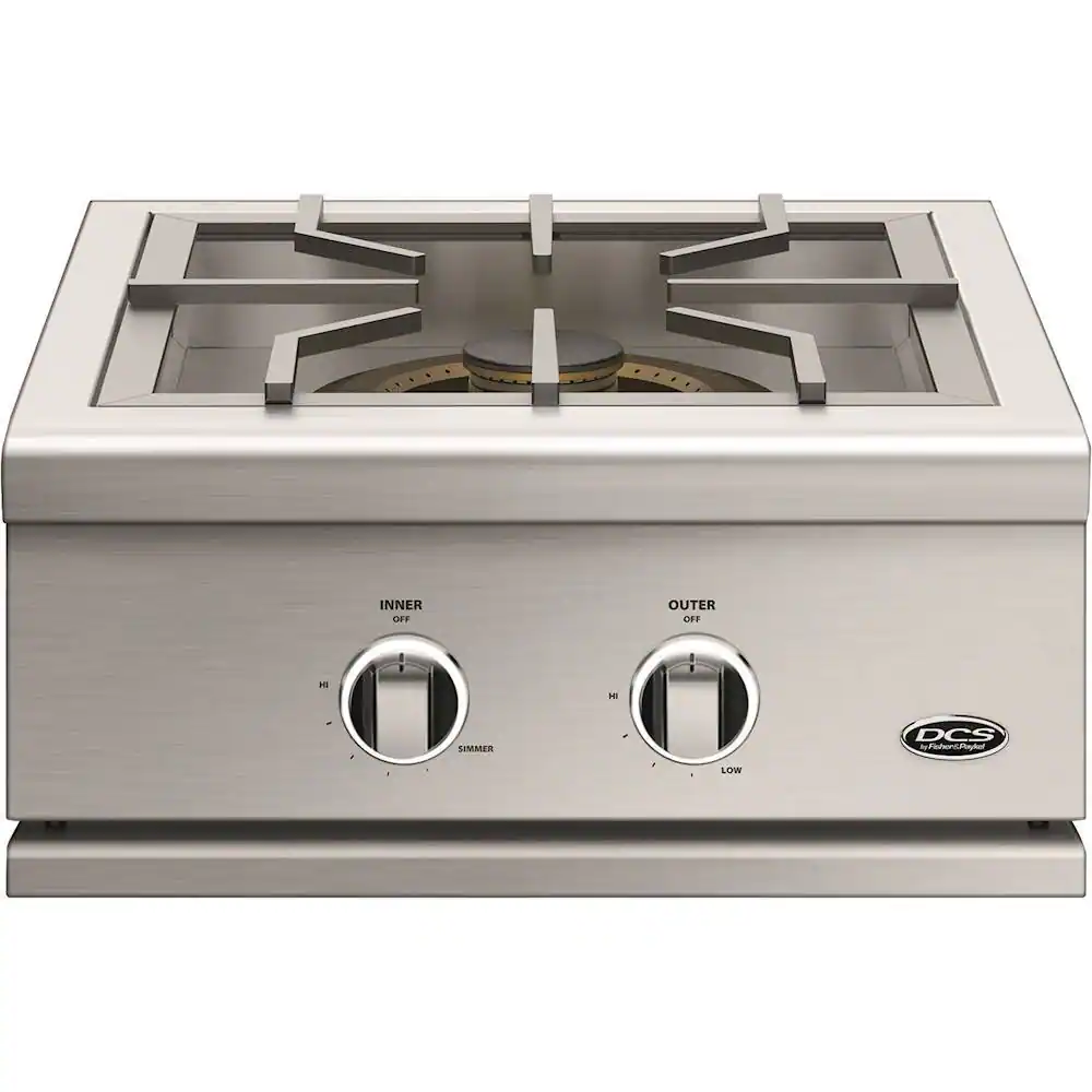 Angle. DCS by Fisher & Paykel - Series 9 Gas Burner - Stainless Steel.