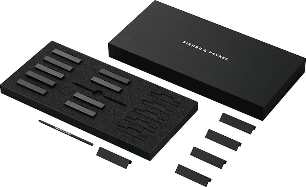 Angle. Fisher & Paykel - Wine Display Label Kit - Black.