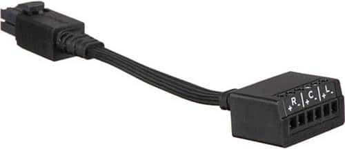 Bose - Lifestyle 600/650 System 6-Pin Speaker to Bare Wire Adapter - Black