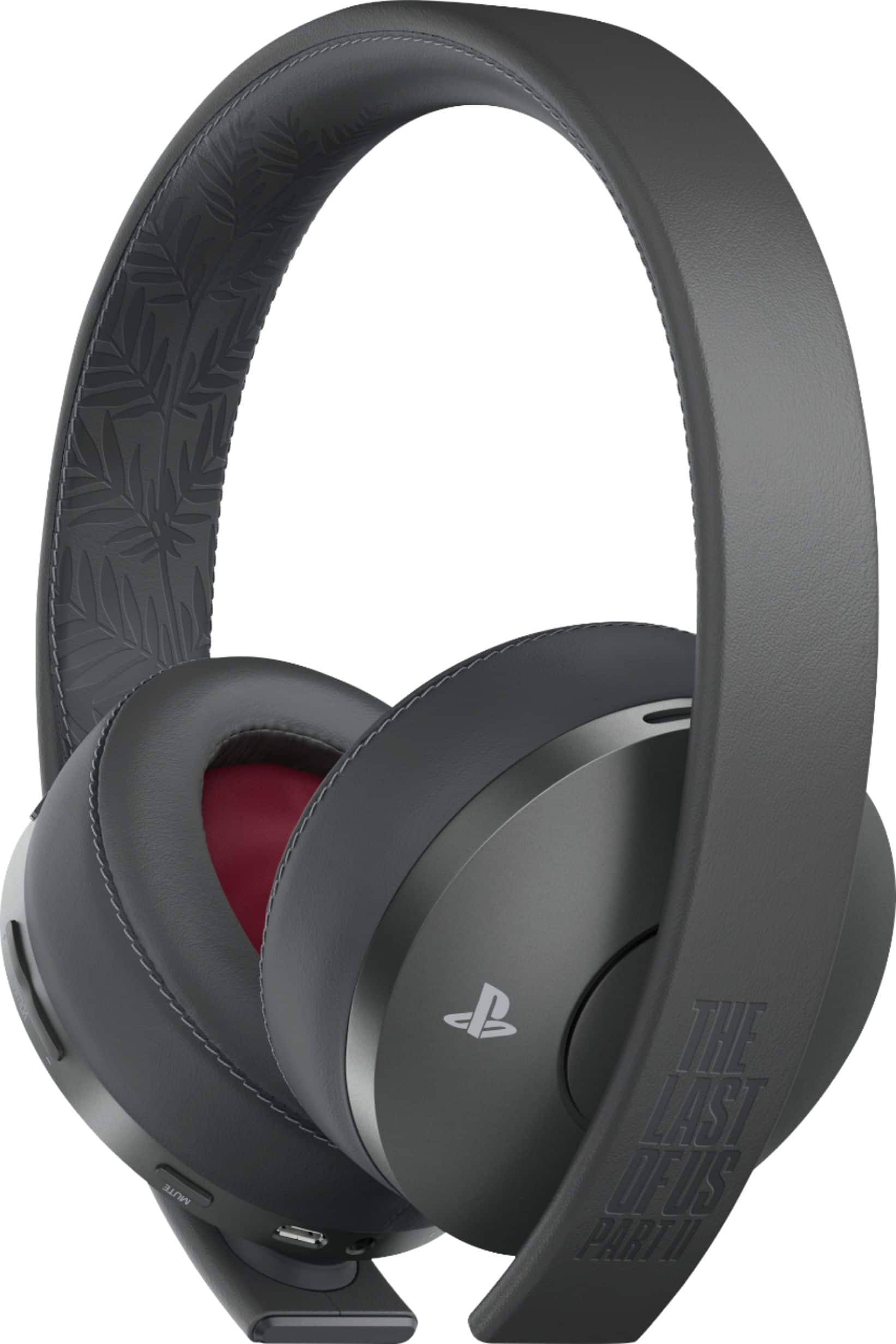 Best Buy: Sony Interactive Entertainment Gold The Last of Us Part II  Limited Edition Wireless 7.1 Virtual Surround Sound Gaming Headset for  PlayStation 4/VR Steel Black 3004244