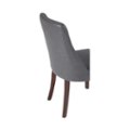 Alt View Zoom 14. Simpli Home - Walden Contemporary Faux Leather & High-Density Foam Dining Chairs (Set of 2) - Stone Gray.