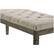 Alt View 11. Simpli Home - Waverly Rectangular Traditional Plywood/Linen-Look Polyester Bench Ottoman - Natural.