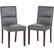 Front. Simpli Home - Ashford 4-Leg Faux Leather and High-Density Foam Dining Chairs (Set of 2) - Stone Gray.