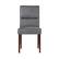 Alt View Zoom 12. Simpli Home - Ashford 4-Leg Faux Leather and High-Density Foam Dining Chairs (Set of 2) - Stone Gray.