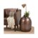 Alt View Zoom 14. Simpli Home - Griffen Round Contemporary Iron Accent Side Table - Antique Copper.