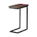 Front. Simpli Home - Skyler SOLID MANGO WOOD and Metal 18 inch Wide Rectangle Industrial C Side Table in Dark Cognac Brown, Fully Assembled - Dark Cognac Brown.