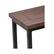 Alt View 11. Simpli Home - Skyler SOLID MANGO WOOD and Metal 18 inch Wide Rectangle Industrial C Side Table in Dark Cognac Brown, Fully Assembled - Dark Cognac Brown.
