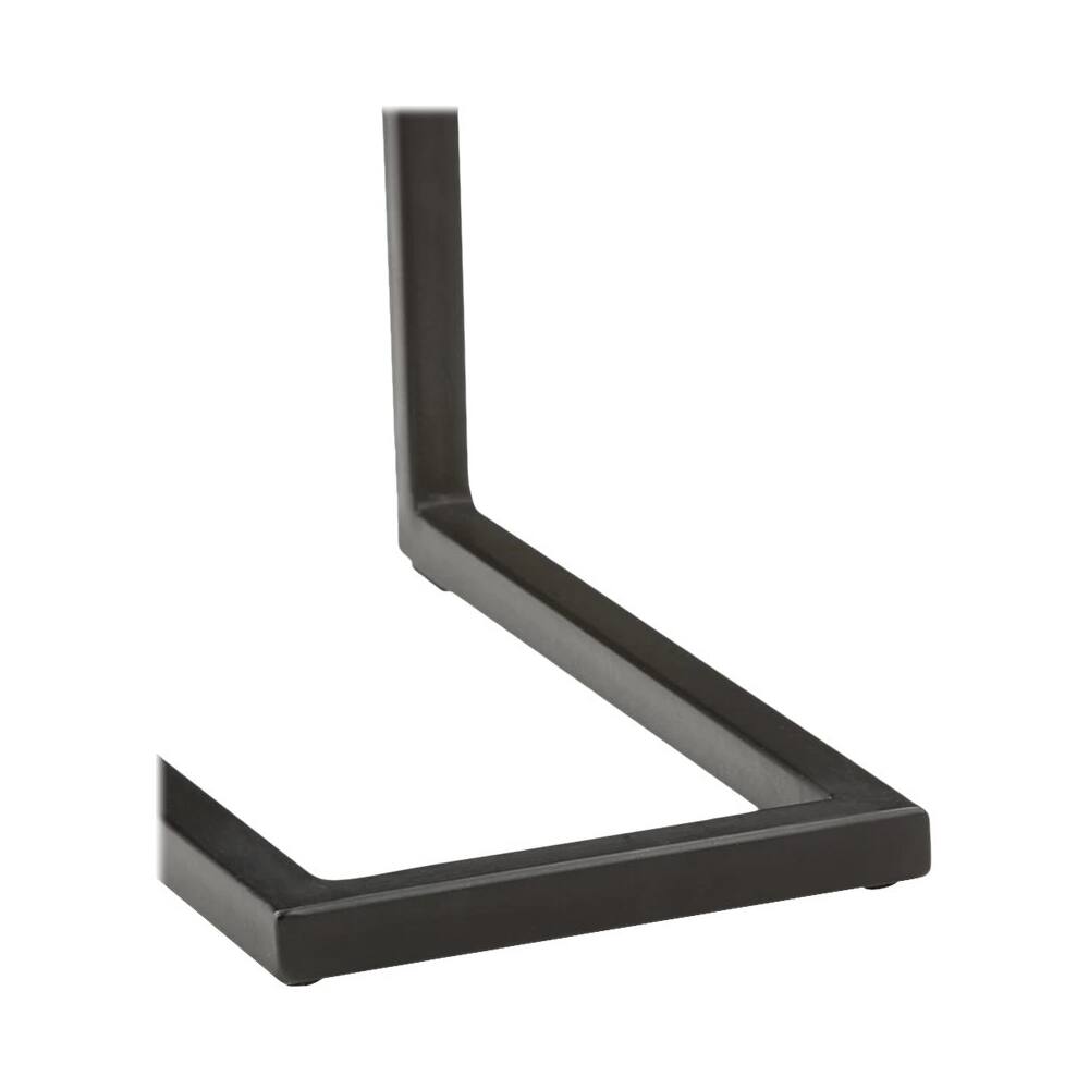 Alt View 12. Simpli Home - Skyler SOLID MANGO WOOD and Metal 18 inch Wide Rectangle Industrial C Side Table in Dark Cognac Brown, Fully Assembled - Dark Cognac Brown.