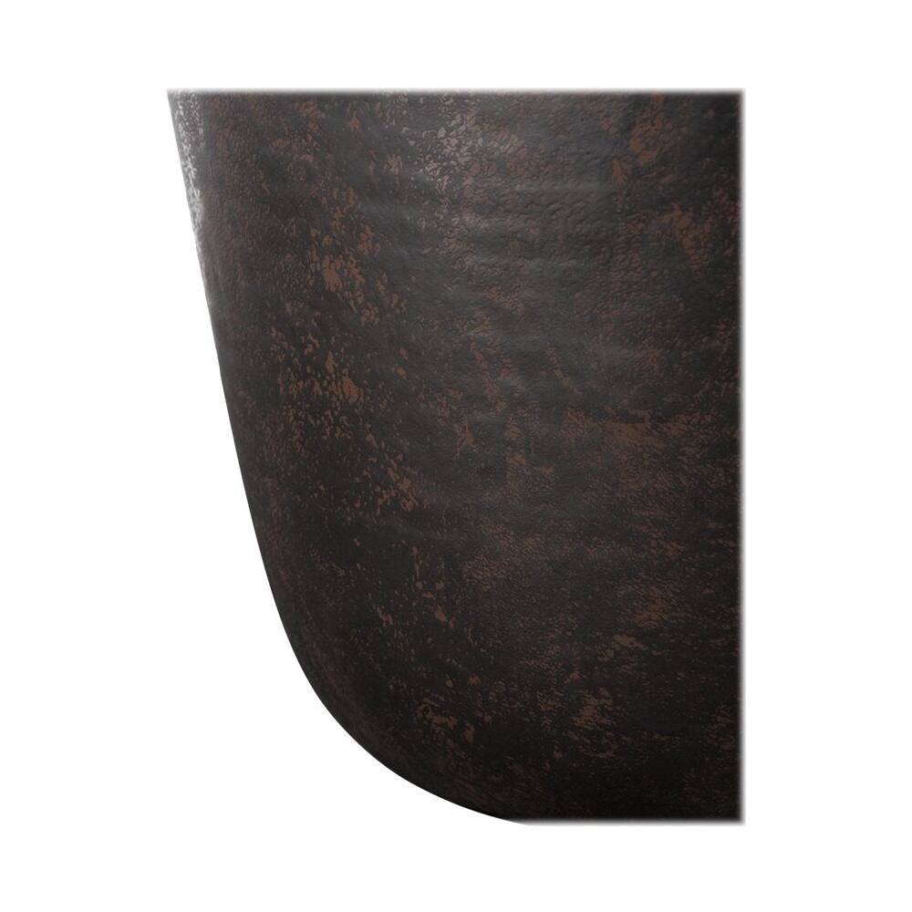 Alt View 12. Simpli Home - Garvy Round Contemporary Iron Accent Side Table - Rustic Bronze.