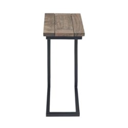 Simpli Home - Skyler Rectangular Modern Solid Mango Wood Table - Beach Brown - Front_Zoom