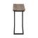 Front. Simpli Home - Skyler SOLID MANGO WOOD and Metal 18 inch Wide Rectangle Industrial C Side Table in Beach Brown, Fully Assembled - Beach Brown.