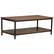 Front. Simpli Home - Skyler Rectangular Modern Solid Mango Wood Coffee Table - Dark Cognac Brown.
