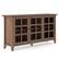 Front. Simpli Home - Acadian SOLID WOOD 62 inch Wide Transitional Wide Storage Cabinet in Rustic Natural Aged Brown - Rustic Natural Aged Brown.