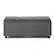 Front. Simpli Home - Avalon 42 inch Wide Contemporary Rectangle Storage Ottoman - Stone Gray.