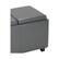 Alt View 14. Simpli Home - Avalon 42 inch Wide Contemporary Rectangle Storage Ottoman - Stone Gray.