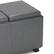 Alt View 15. Simpli Home - Avalon 42 inch Wide Contemporary Rectangle Storage Ottoman - Stone Gray.
