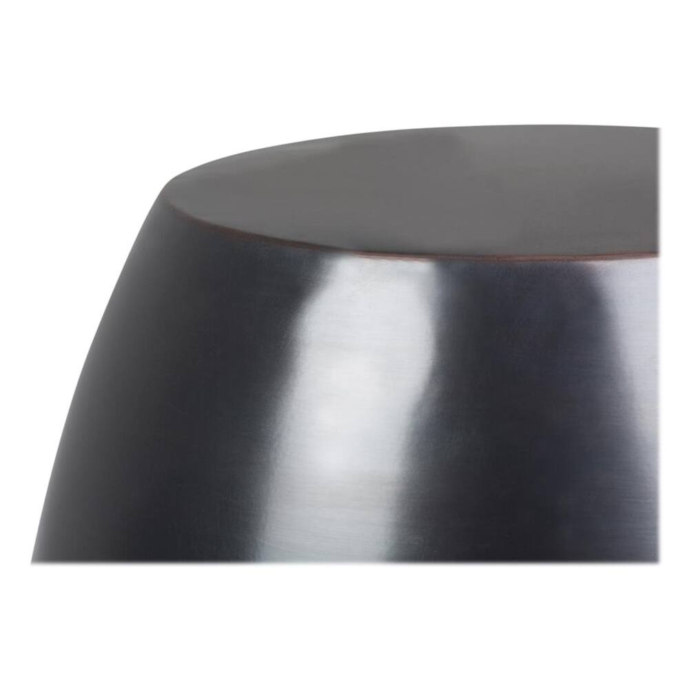 Alt View 13. Simpli Home - Flanigan Round Contemporary Iron Accent Side Table - Antique Copper.