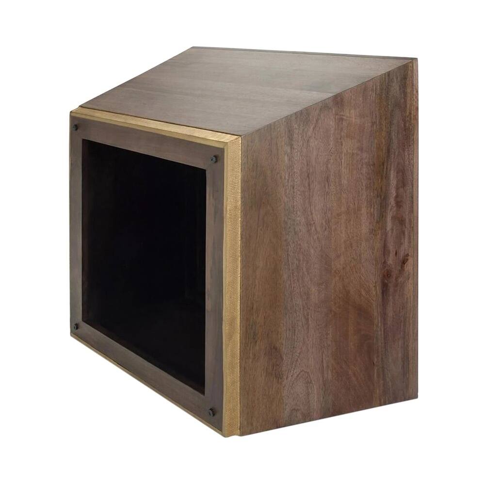 Alt View 16. Simpli Home - Abba Square Modern Mango Wood Coffee Table - Dark Brown.