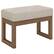 Left. Simpli Home - Milltown Rectangular Contemporary Wood/Foam Bench Ottoman - Platinum.