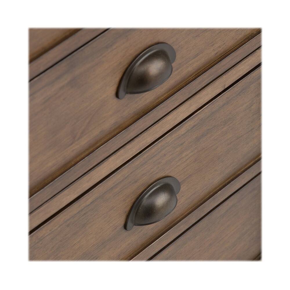 Alt View 11. Simpli Home - Redmond SOLID WOOD 54 inch Wide Transitional Console Sofa Table in Rustic Natural Aged Brown - Natural Aged Brown.