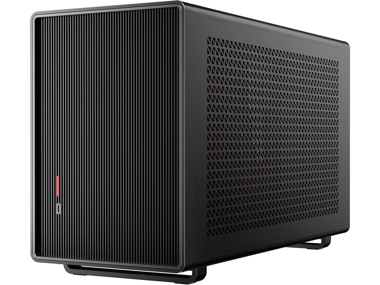 Alt View 2. Antec - Antec Performance 1 M Black Aluminum / Steel / Plastic Small Form Factor Computer Case - Black.