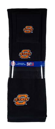 Northwest - Oklahoma State Cowboys 3 PC Embroidered Bath Towel Set - Multi