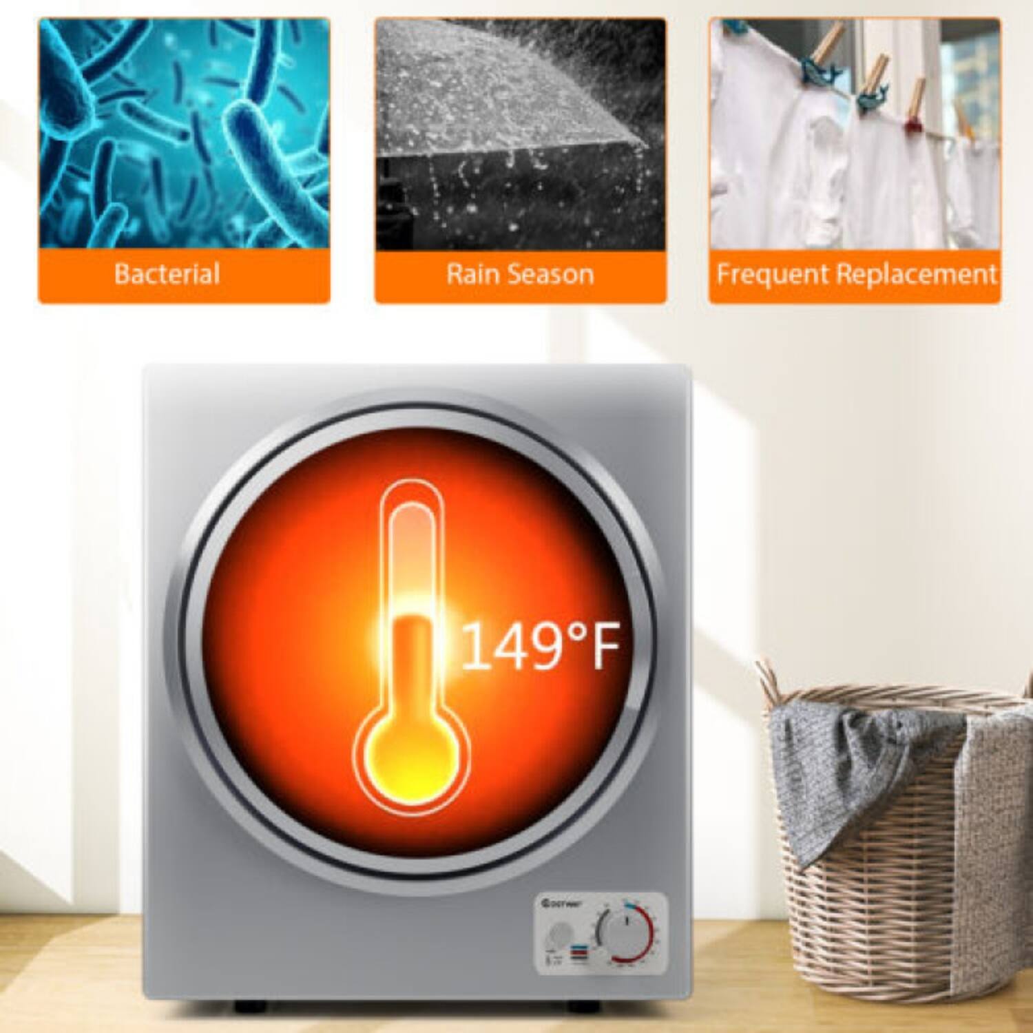 Bacterial Rain Season Frequent Replacement 149°F