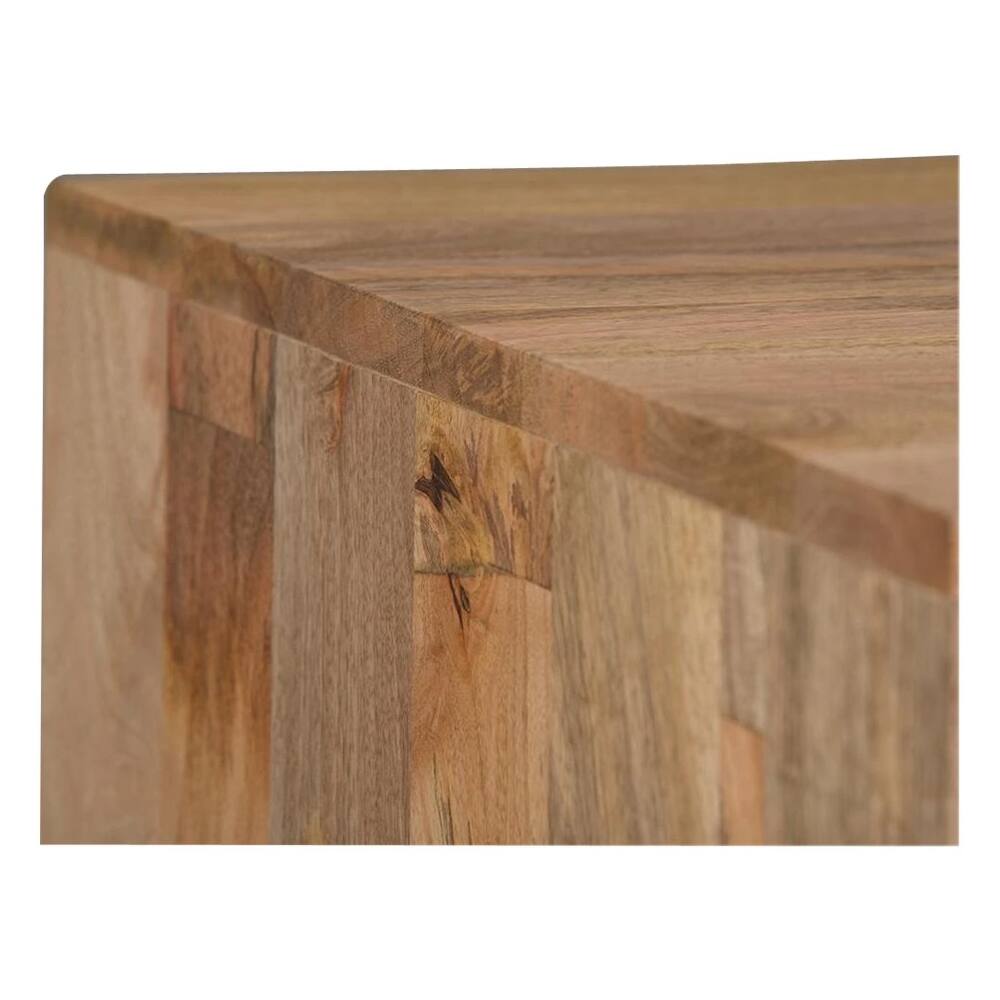 Alt View 14. Simpli Home - Hunter SOLID MANGO WOOD and Metal 22 inch Wide Square Industrial End Side Table in Natural - Natural.