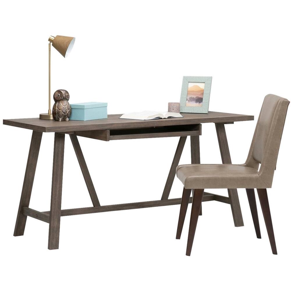 Alt View 11. Simpli Home - Dylan Modern Industrial Wood Writing Desk - Driftwood.