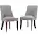 Front. Simpli Home - Walden Contemporary High-Density Foam & Linen-Look Fabric Dining Chairs (Set of 2) - Gray.