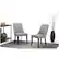 Alt View 12. Simpli Home - Walden Contemporary High-Density Foam & Linen-Look Fabric Dining Chairs (Set of 2) - Gray.