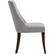 Left. Simpli Home - Walden Contemporary High-Density Foam & Linen-Look Fabric Dining Chairs (Set of 2) - Gray.