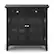 Left. Simpli Home - Acadian SOLID WOOD 36 inch Wide Transitional Entryway Hallway Storage Cabinet in Black - Black.