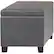 Alt View 12. Simpli Home - Dover Rectangular Contemporary Wood/Foam Bench Ottoman With Inner Storage - Stone Gray.