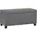 Alt View 14. Simpli Home - Dover Rectangular Contemporary Wood/Foam Bench Ottoman With Inner Storage - Stone Gray.