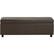 Front. Simpli Home - Avalon Rectangular Contemporary Wood/Foam Bench Ottoman With Inner Storage - Chocolate Brown.
