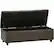 Alt View Zoom 16. Simpli Home - Avalon Rectangular Contemporary Wood/Foam Bench Ottoman With Inner Storage - Chocolate Brown.